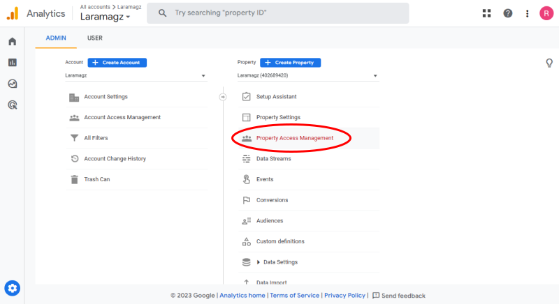 property access management