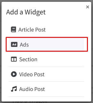 select ads