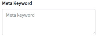meta keyword
