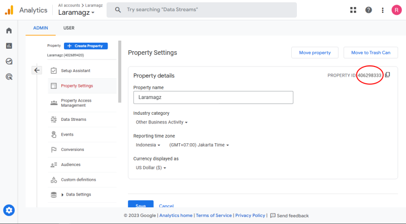 property id