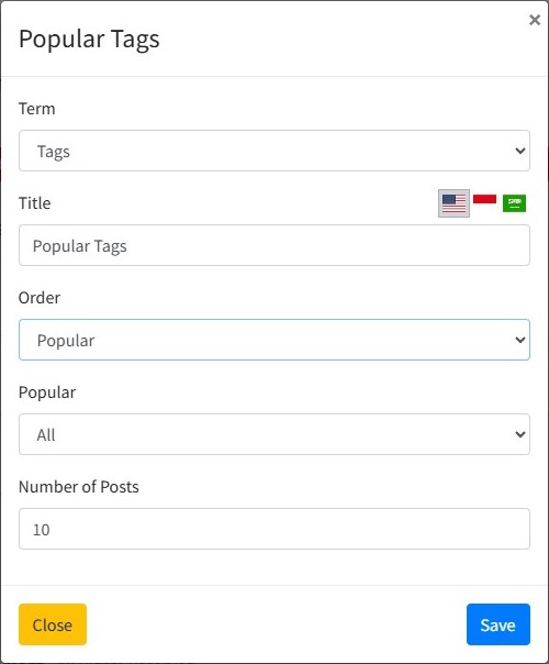 add new label footer