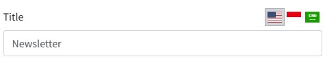 title newsletter footer